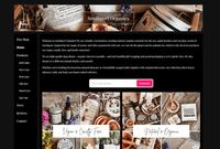 Southport Organics website - a dark and simple theme with large graphics