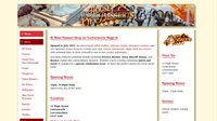 House of Desserts website, showing menu categories with colourful photos of tasty desserts